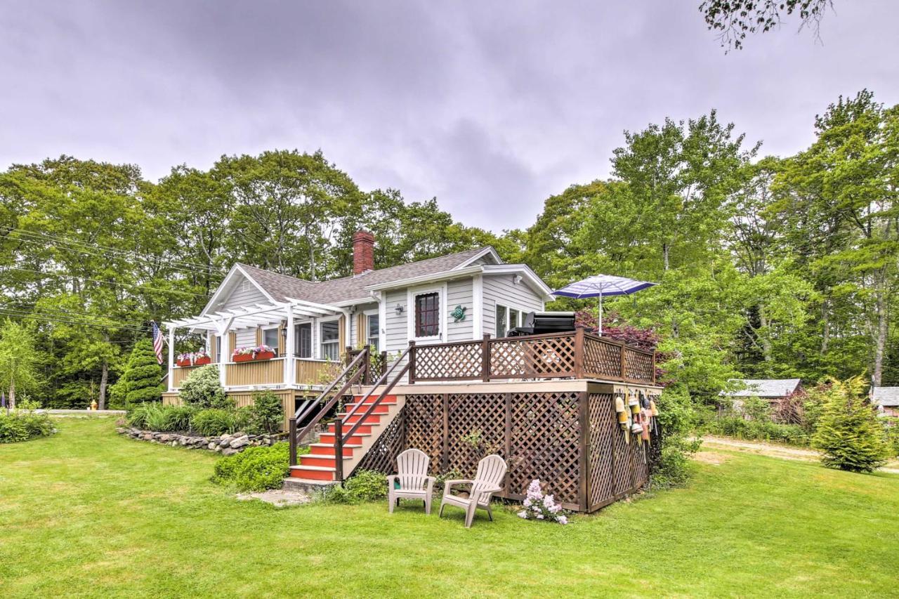 Charming East Boothbay Cottage With Large Yard! المظهر الخارجي الصورة